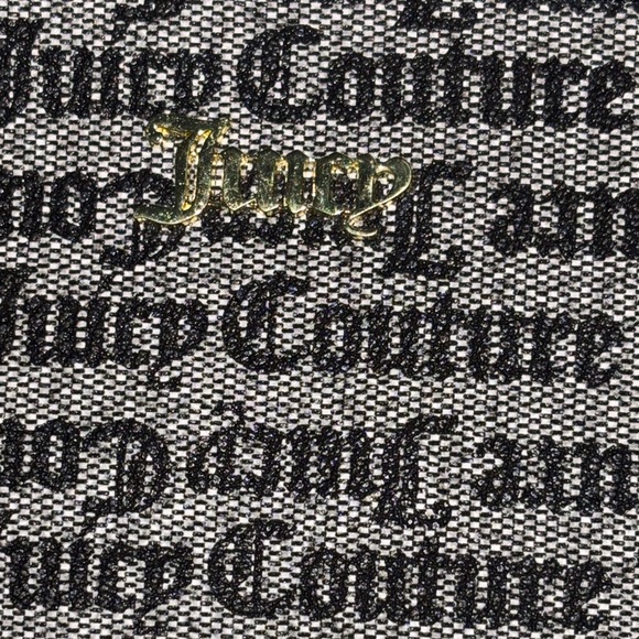 Juicy Couture Black and White Logo Clutch - Picture 3 of 7